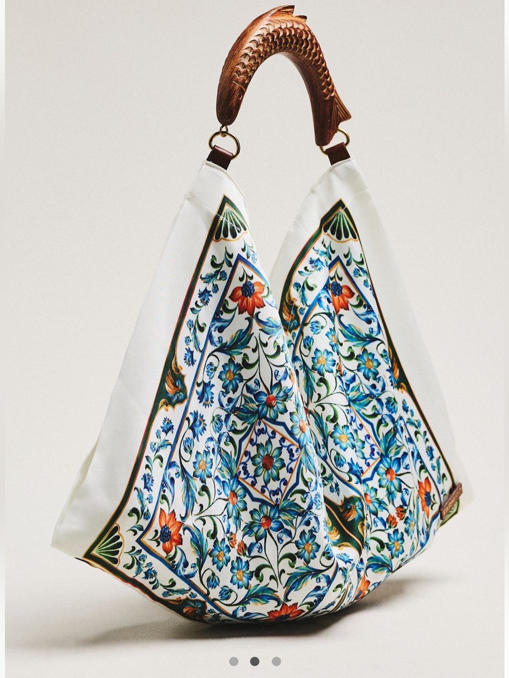 Farm Rio satin scarf bag - Picture 2 of 9